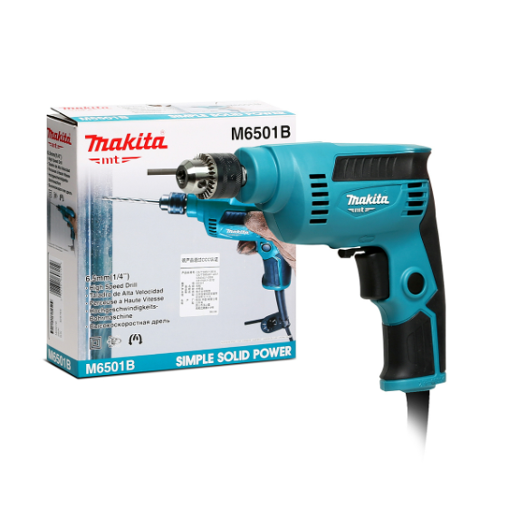 MAKITA สว่านไฟฟ้า ขนาด 1/4 นิ้ว กำลังไฟ 230 วัตต์ รุ่น M6501B
