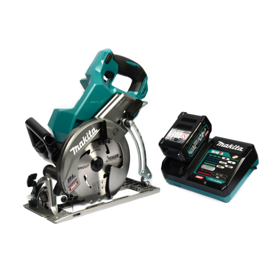 MAKITA เลื่อยวงเดือน 40 โวลต์ ขนาด 7 นิ้ว รุ่น RS001GM101 ความเร็วรอบตัวเปล่า 6,400 รอบ/นาที