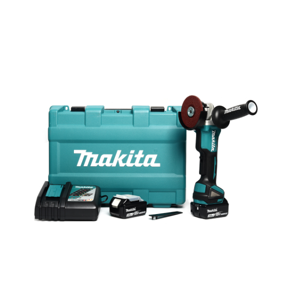 MAKITA เครื่องเจียไร้สาย 18 โวลต์ ขนาด 4 นิ้ว รุ่น DGA408RFE