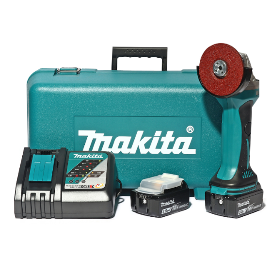 MAKITA เครื่องเจียไร้สาย 18 โวลต์ ขนาด 4 นิ้ว รุ่น DGA402RFE