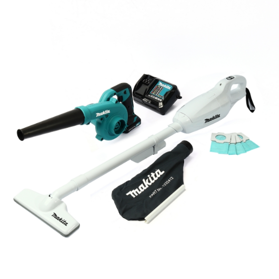 MAKITA ชุดคอมโบ 12Vmax ดูดฝุ่นไร้สาย CL107FDZW