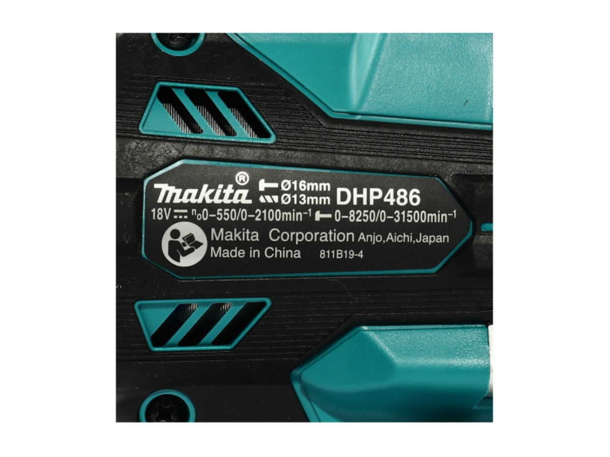 MAKITA สว่านกระแทกไร้สาย 18 โวลต์ ขนาด 13 มม. (1/2 นิ้ว) รุ่น DHP486Z