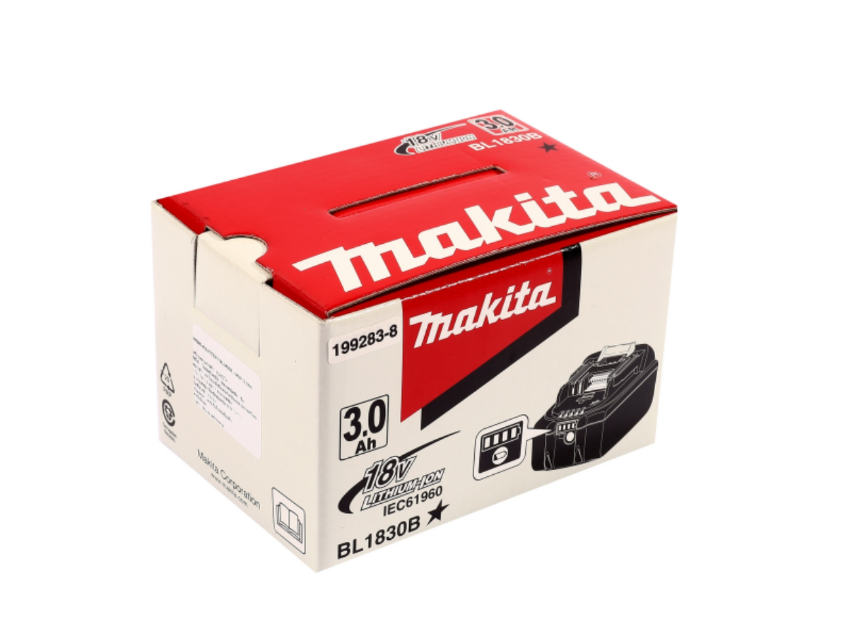 MAKITA แบตเตอรี่ ลิเธียมไอออน 18 โวลต์ 3.0 แอมป์ รุ่น BL1830B