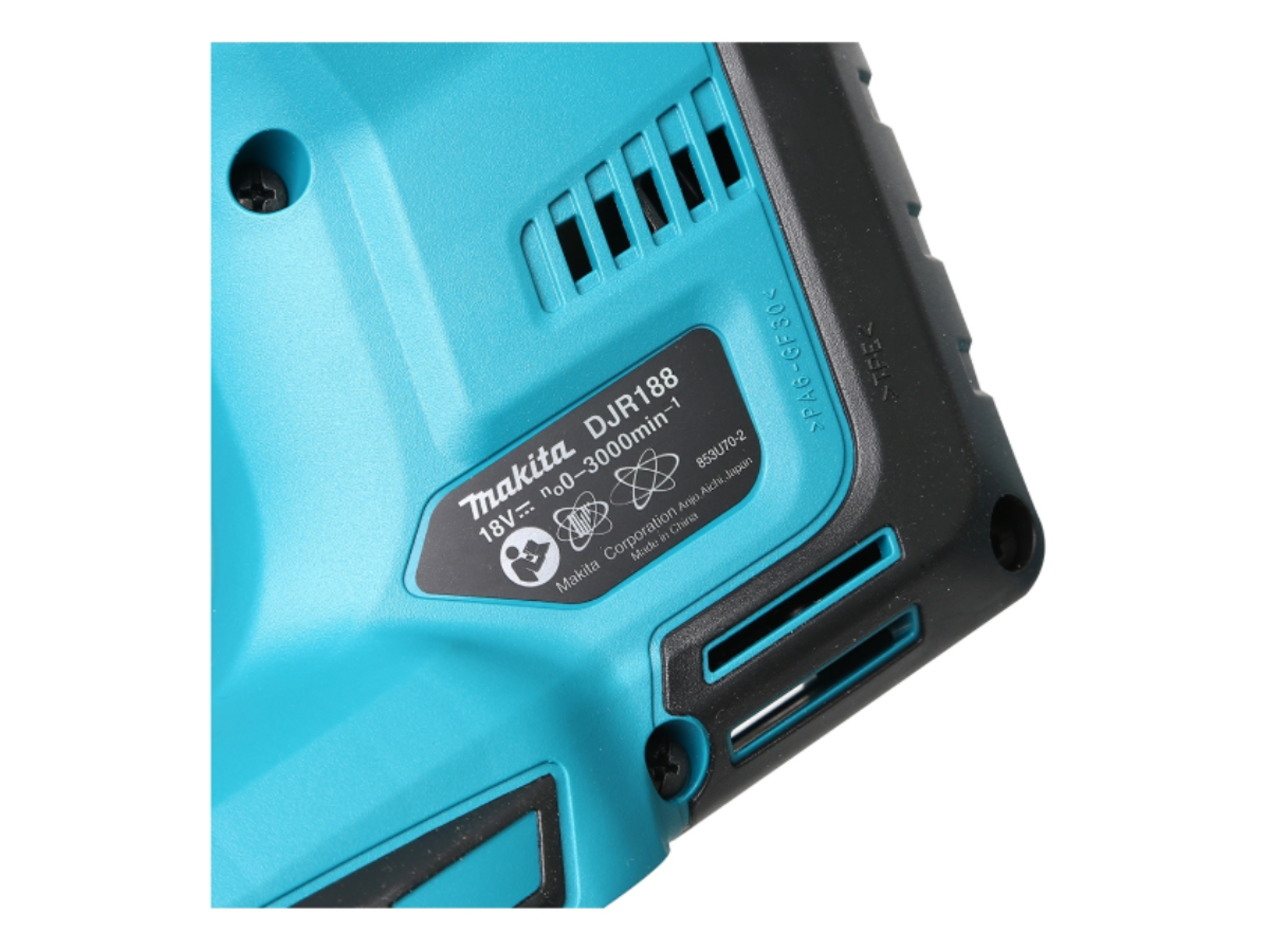 MAKITA เลื่อยชักไร้สาย 18 โวลต์ รุ่น DJR188Z ความยาวช่วงชัก 13/16 นิ้ว ไม่รวมแบตเตอรี่-แท่นชาร์จ (มากีต้า)