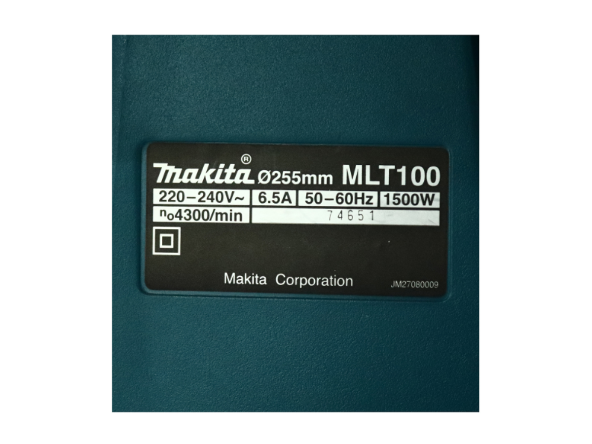 MAKITA โต๊ะเลื่อยวงเดือน ขนาด 260 มม. (10-1/4 นิ้ว) กำลังไฟ 1,500 วัตต์ รุ่น MLT100S