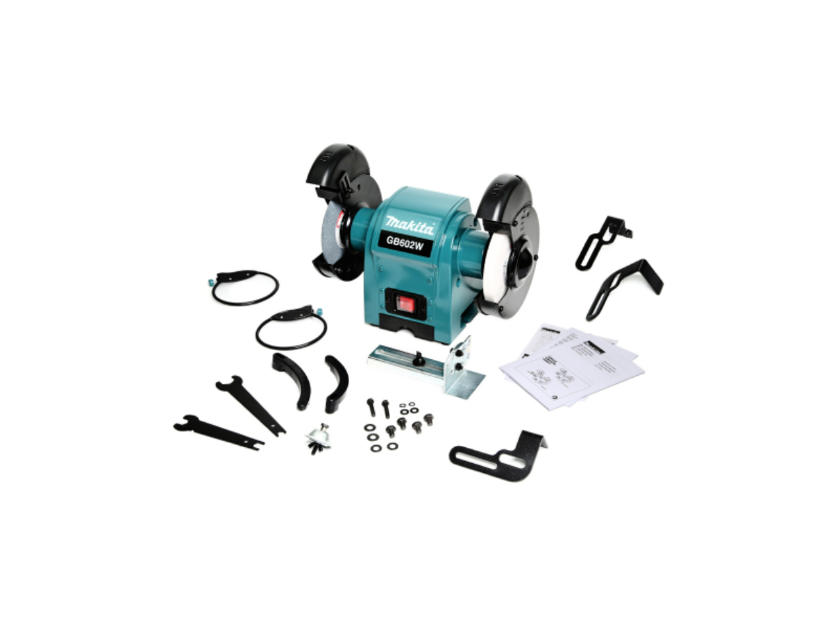 MAKITA เครื่องเจียรหินไฟ 1/3 แรงม้า ขนาด 6 นิ้ว (150 มม.) รุ่น GB-602W