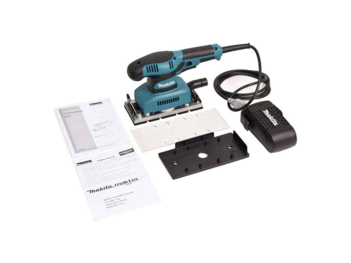 MAKITA เครื่องขัดกระดาษทรายสั่น 93 X 228 มม. (3-5/8 X 9 นิ้ว) กำลังไฟ 190 วัตต์ รุ่น BO-3710