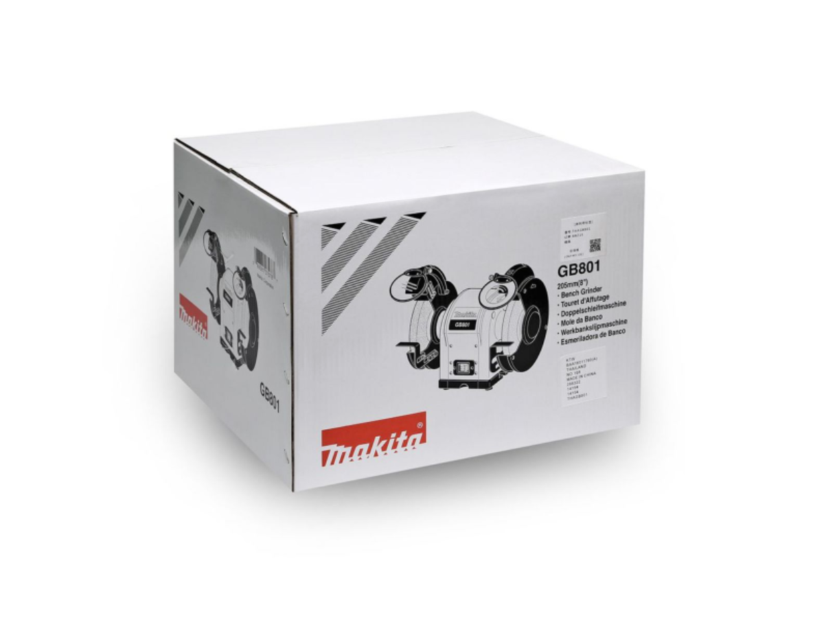 MAKITA เครื่องเจียรหินไฟ 3/4 แรงม้า ขนาด 8 นิ้ว (205 มม.) รุ่น GB-801 