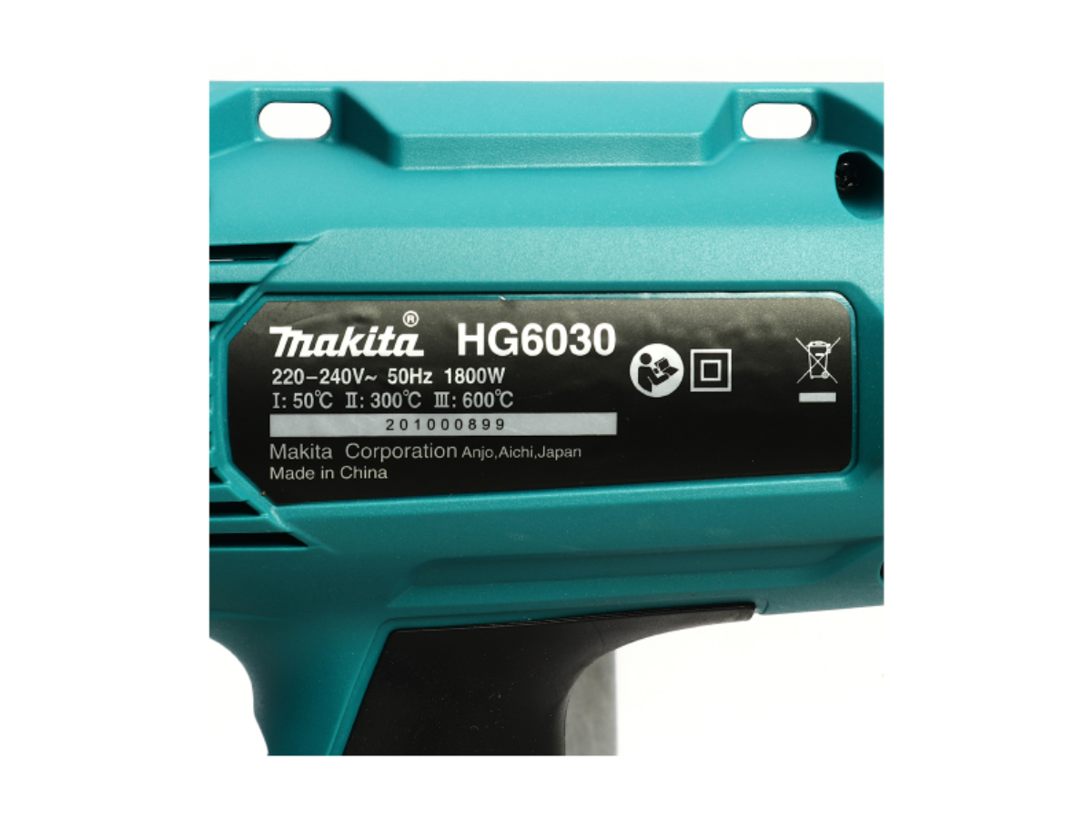 MAKITA เครื่องเป่าลมร้อนไฟฟ้า กำลังไฟ 1,800 วัตต์ รุ่น HG6030