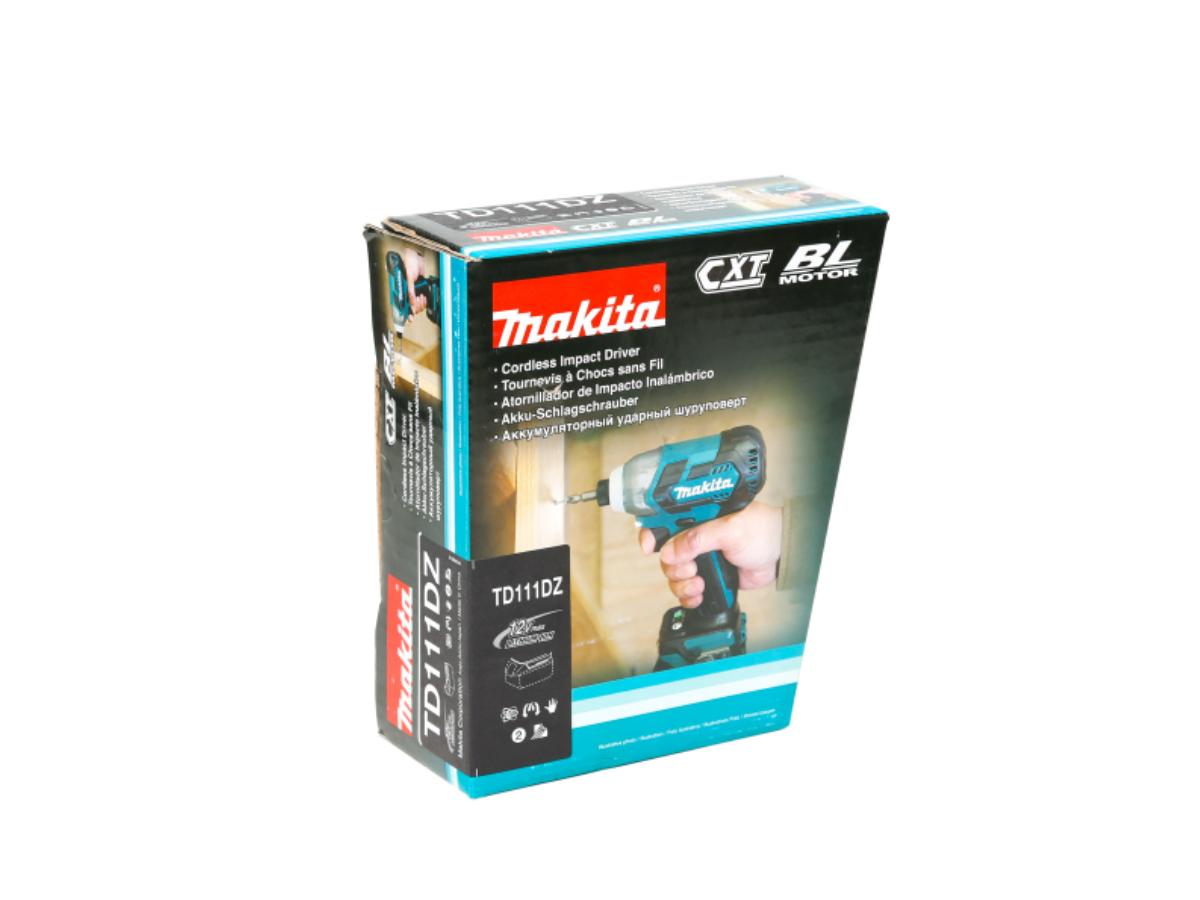 MAKITA สว่านอิมแพค 12VMAX รุ่น TD111DZ ก้านหกเหลี่ยม 1/4 นิ้ว