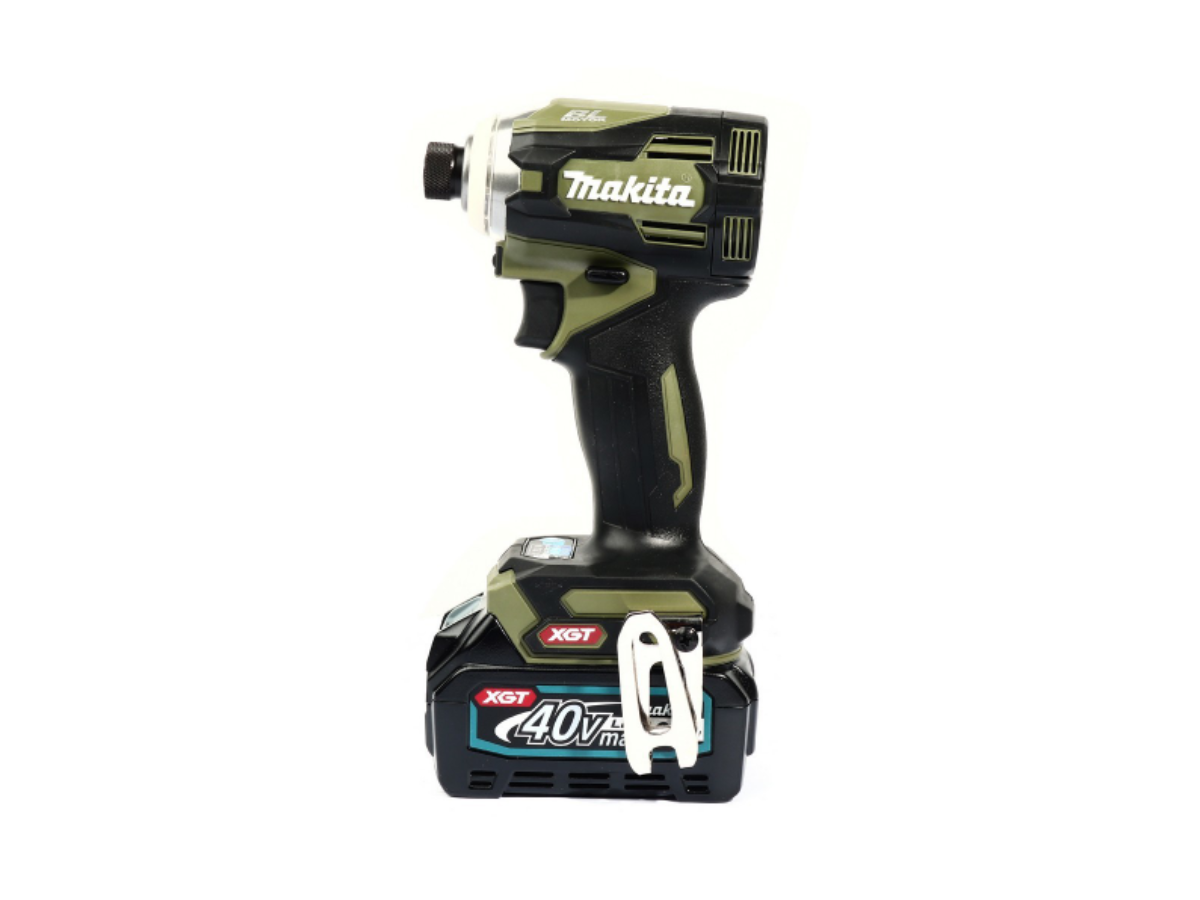 MAKITA สว่านไขควงกระแทกไร้สาย 40 โวลต์ 1/4 นิ้ว รุ่น TD001GD105 แรงบิดสูงสุด 220 นิวตันเมตร สีเขียว รวมแบตเตอรี่และแท่นชาร์จ