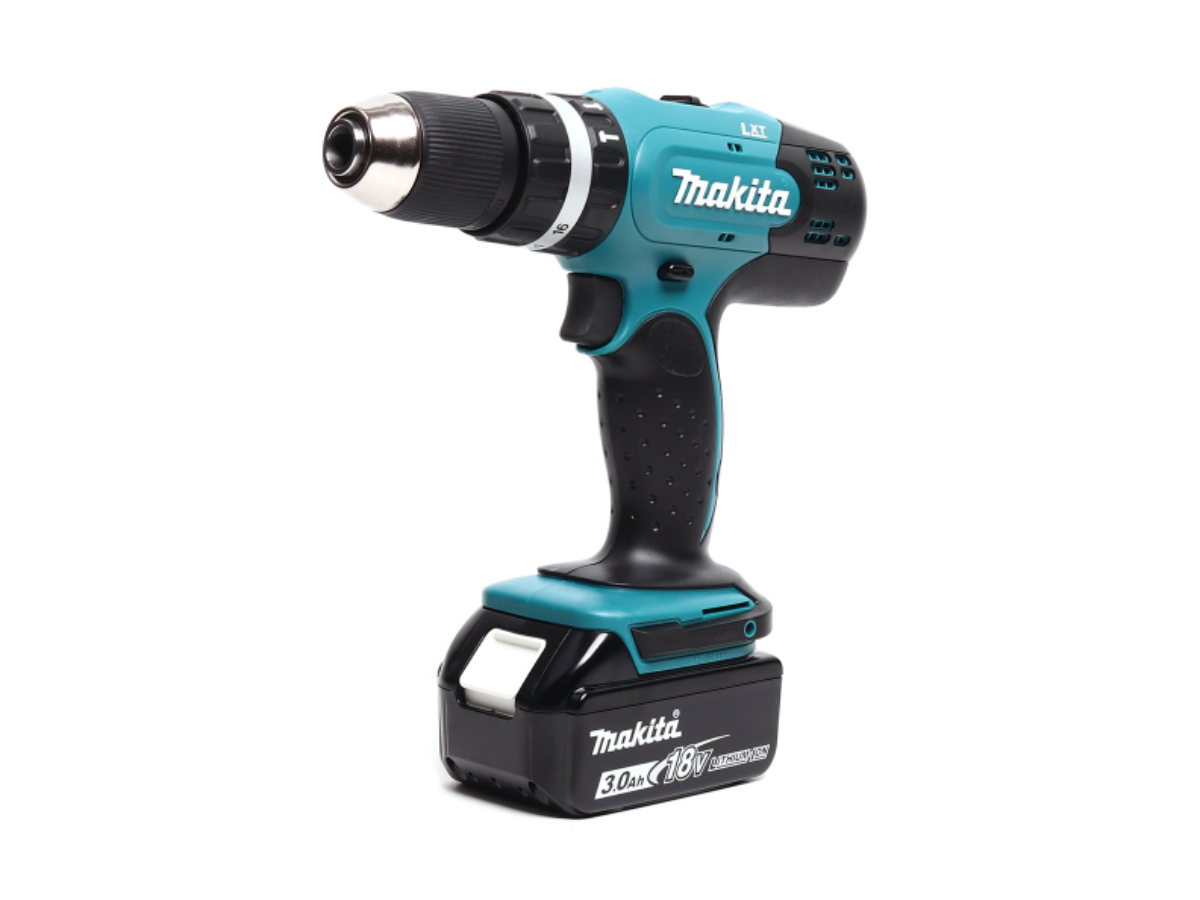 MAKITA สว่านกระแทกไร้สาย 18 โวลต์ ขนาด 13 มม. (1/2 นิ้ว) รุ่น DHP453SF1J