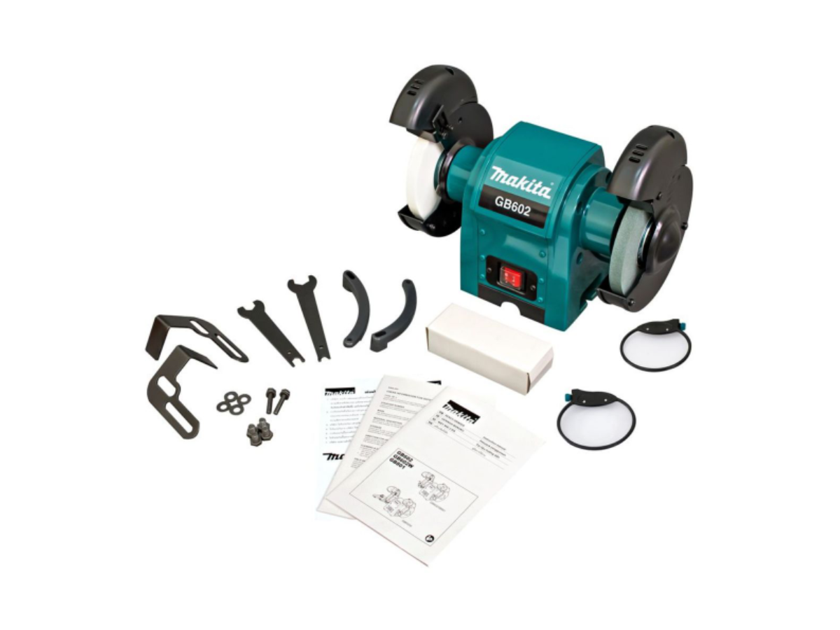 MAKITA เครื่องเจียรหินไฟ 1/3 แรงม้า ขนาด 6 นิ้ว (150 มม.) รุ่น GB-602