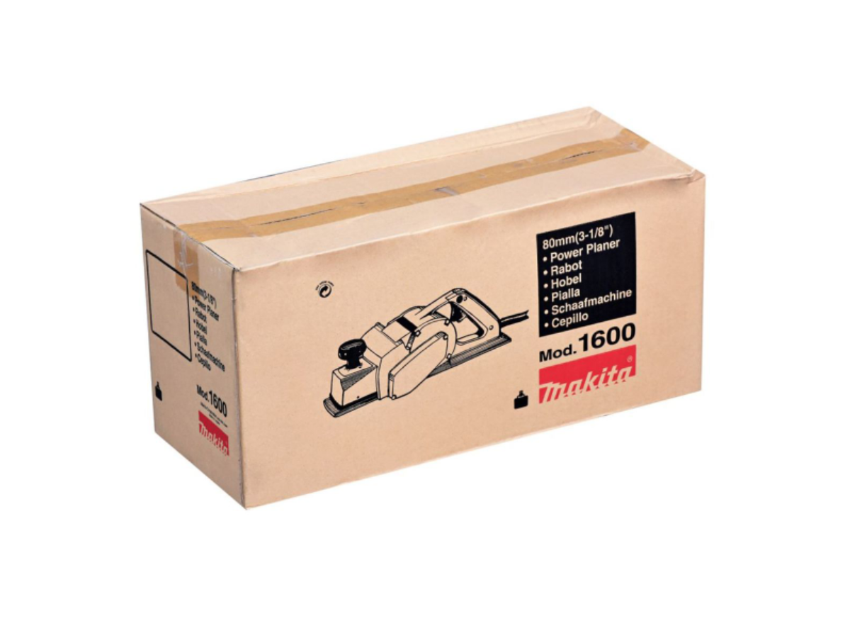MAKITA กบไสไม้ไฟฟ้า ขนาด 3-1/8 นิ้ว (80 มม.) กำลังไฟ 750 วัตต์ รุ่น 1600