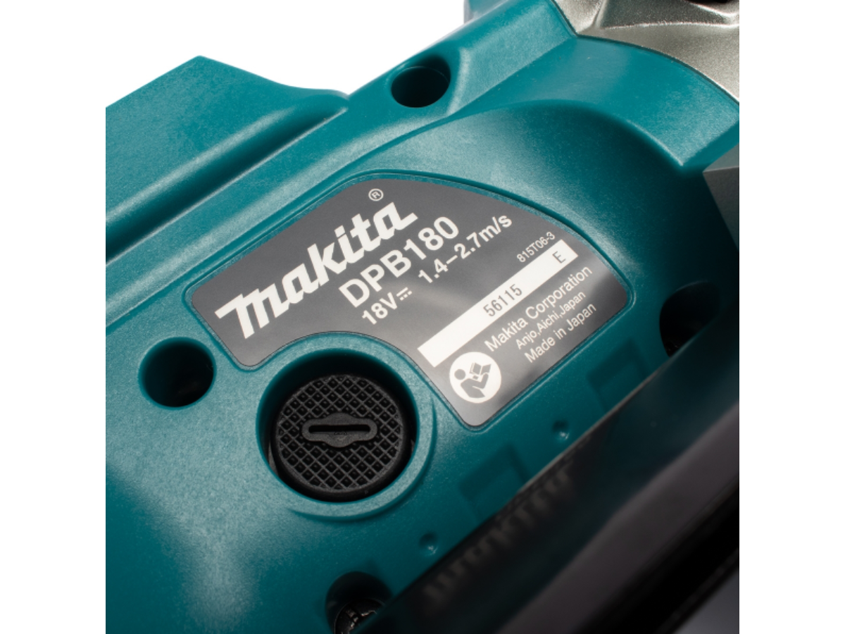 MAKITA เลื่อยสายพานไร้สาย 18 โวลต์ ขนาด 120 มม. (4-3/4 นิ้ว) รุ่น DPB180Z ปรับความเร็วได้