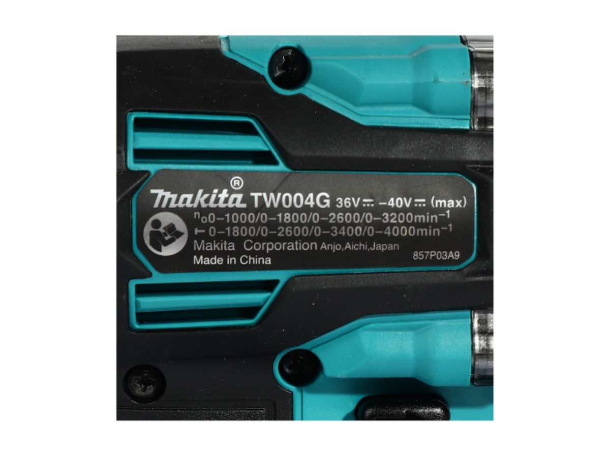MAKITA เครื่องขันบล๊อกไร้สาย 40 โวลต์ 1/2 นิ้ว รุ่น TW004GM101 แรงบิดสูงสุด 350 นิวตันเมตร รวมแบตเตอรี่และแท่นชาร์จ
