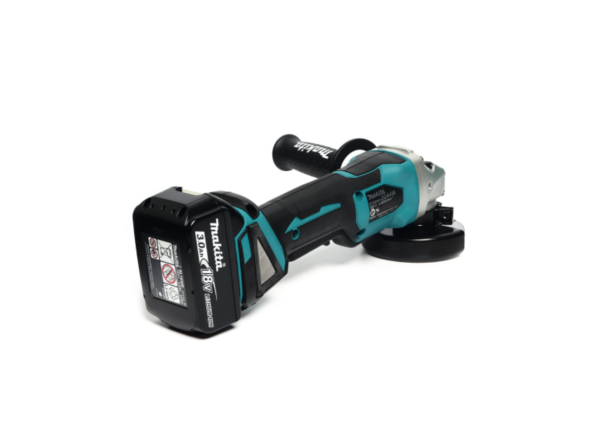 MAKITA เครื่องเจียไร้สาย 18 โวลต์ ขนาด 4 นิ้ว รุ่น DGA408RFE