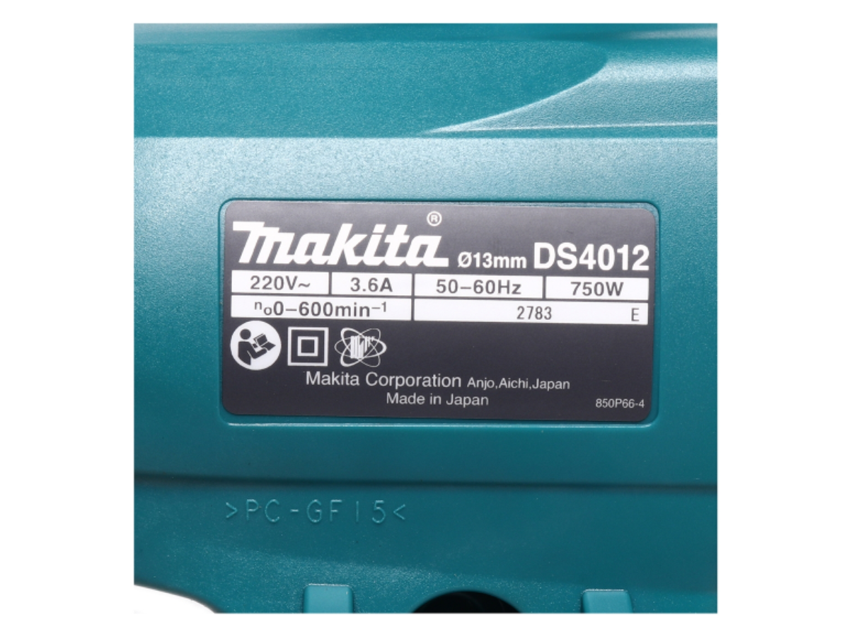 MAKITA สว่านไฟฟ้า ขนาด 1/2 นิ้ว กำลังไฟ 750 วัตต์ รุ่น DS4012