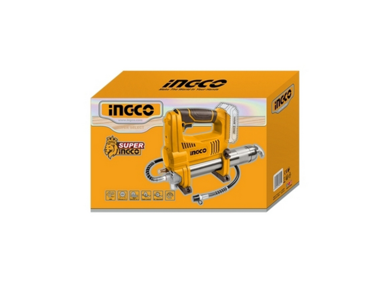 INGCO 20V เครื่องอัดจารบีไร้สาย รุ่น GGLI2010