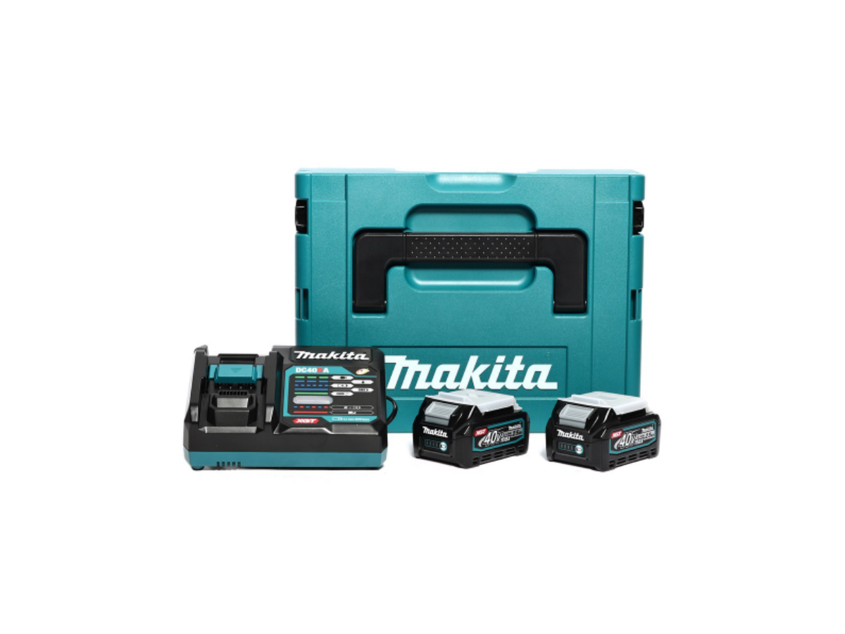 MAKITA ชุดแบตเตอรี่และแท่นชาร์จ 40 โวลต์ รุ่น MKP1G001 