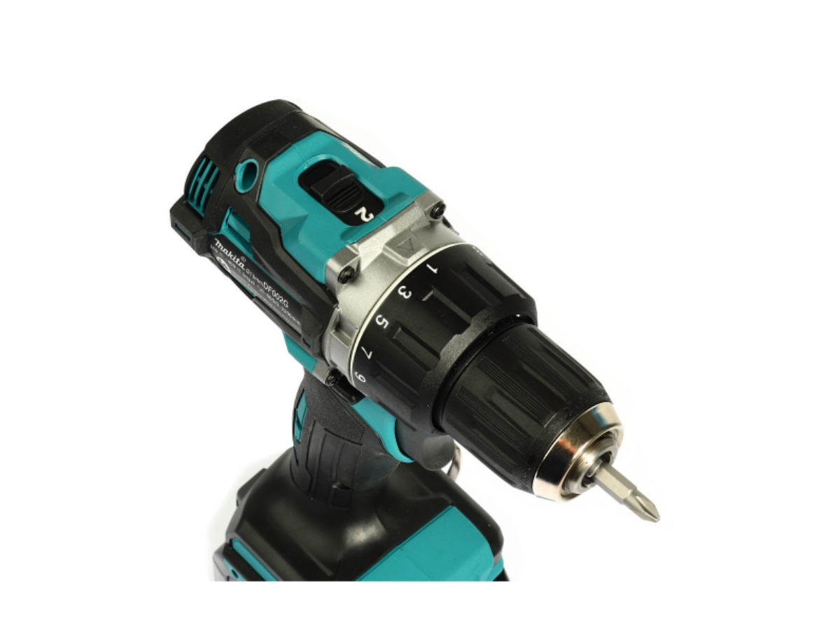 MAKITA สว่านไขควงไร้สาย 40 โวลต์ ขนาด 1/2 นิ้ว รุ่น DF002GD101 แรงบิดหมุน 65 นิวตันเมตร รวมแบตเตอรี่และแท่นชาร์จ