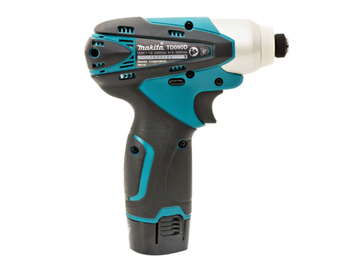MAKITA สว่านไขควงกระแทกไร้สาย 10.8 โวลต์ 1/4 นิ้ว รุ่น TD090DWE