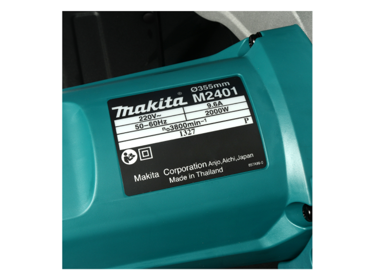 MAKITA เครื่องตัดไฟเบอร์ไฟฟ้า ขนาด 14 นิ้ว (355 มม.) กำลังไฟ 2,000 วัตต์ รุ่น M2401B