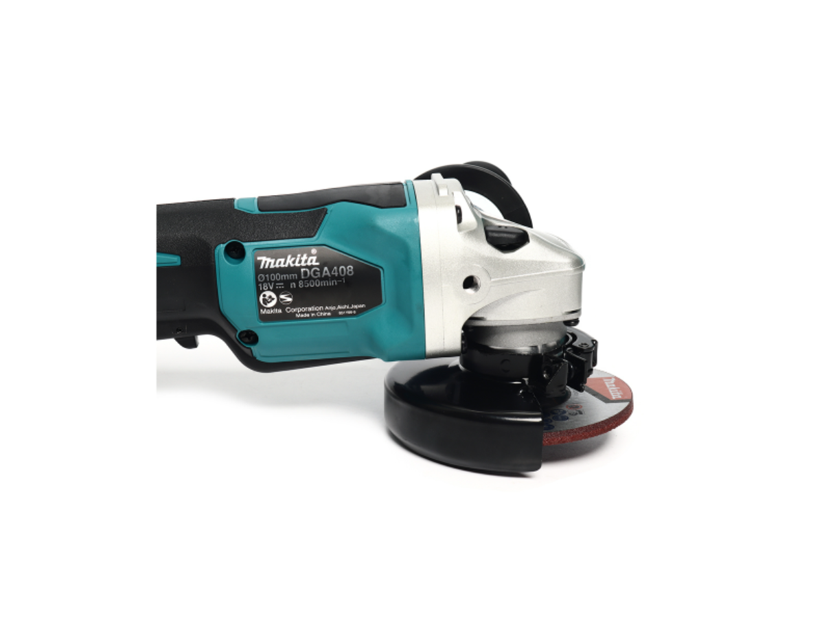 MAKITA เครื่องเจียไร้สาย 18 โวลต์ ขนาด 4 นิ้ว รุ่น DGA408RFE