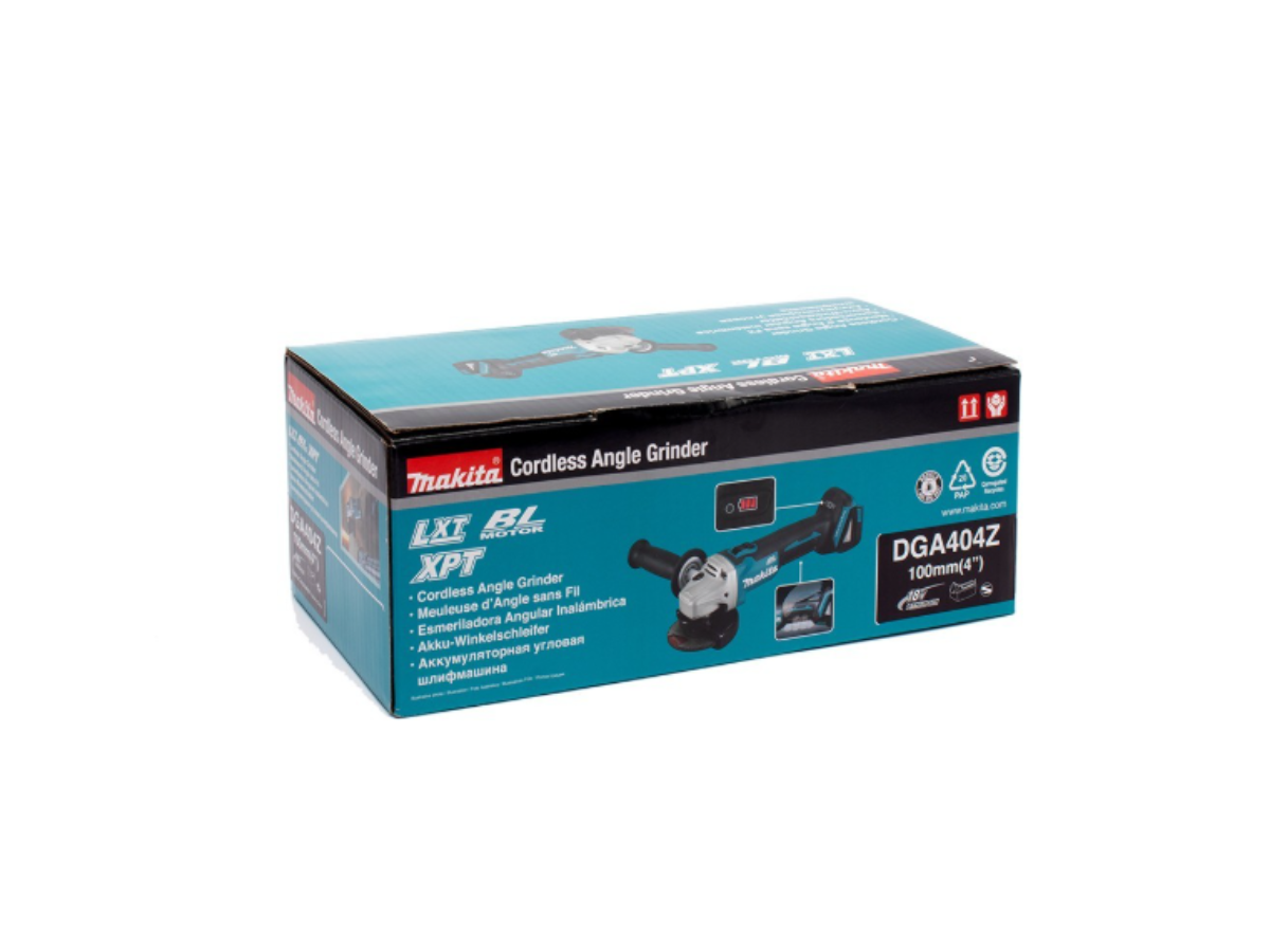 MAKITA เครื่องเจียไร้สาย 18 โวลต์ ขนาด 4 นิ้ว รุ่น DGA404Z