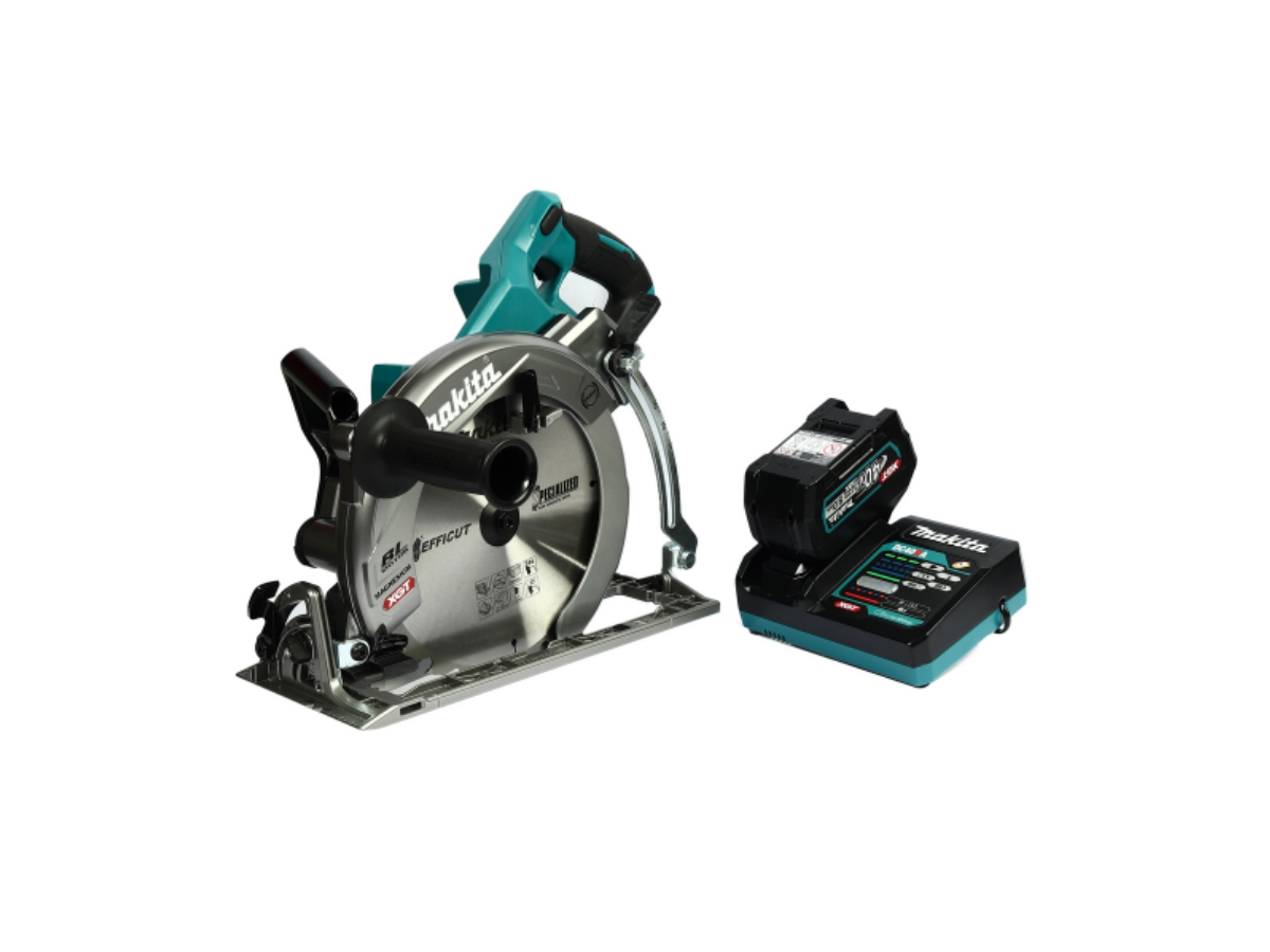 MAKITA เลื่อยวงเดือน 40VMAX 10 นิ้ว รุ่น RS002GT101 ความเร็วรอบตัวเปล่า 4,000 รอบ/นาที 