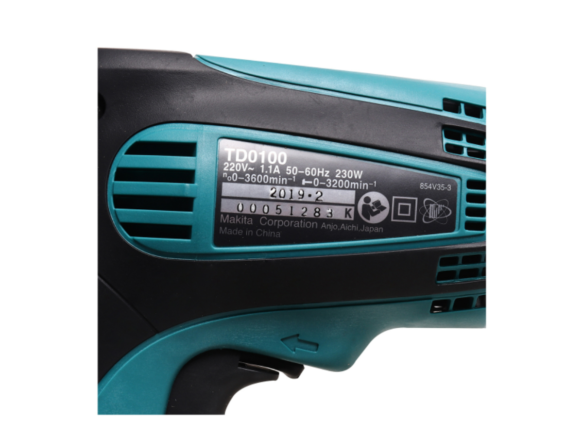 MAKITA ไขควงกระแทกไฟฟ้า กำลังไฟ 230 วัตต์ รุ่น TD0100
