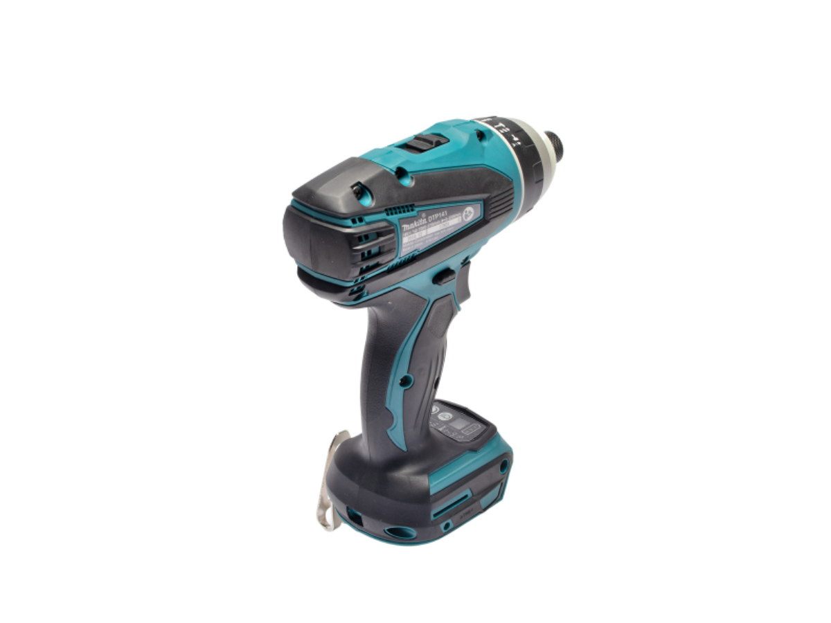 MAKITA สว่านไขควงกระแทกไร้สาย 4 โหมด 18 โวลต์ 1/4 นิ้ว รุ่น DTP141Z แรงบิดสูงสุด 150 นิวตันเมตร ไม่รวมแบตเตอรี่และแท่นชาร์จ