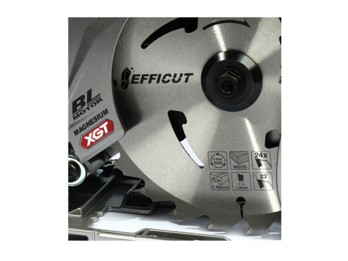 MAKITA เลื่อยวงเดือน 40 โวลต์ ขนาด 7 นิ้ว รุ่น RS001GM101 ความเร็วรอบตัวเปล่า 6,400 รอบ/นาที