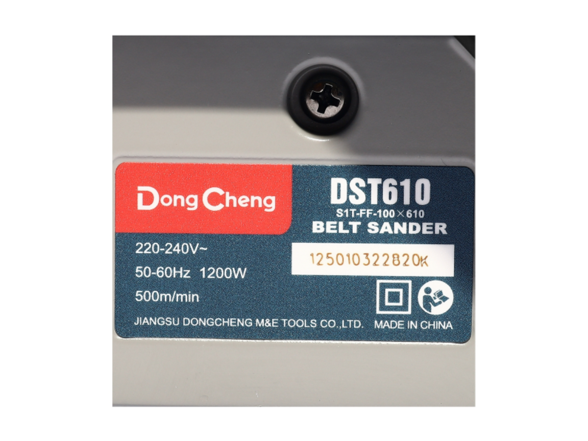 DONG CHENG เครื่องขัดกระดาษทรายสายพาน 4 นิ้ว รุ่น DST610
