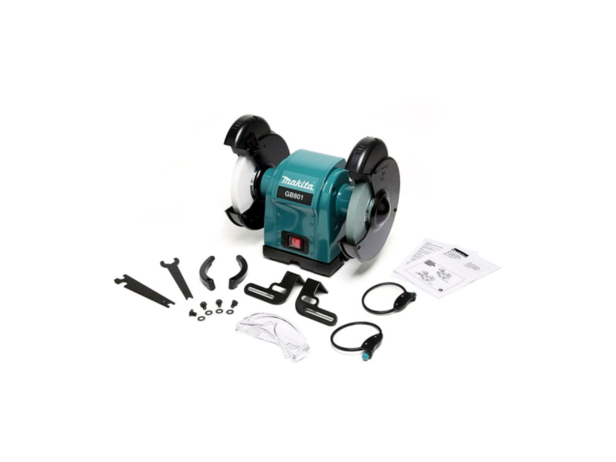 MAKITA เครื่องเจียรหินไฟ 3/4 แรงม้า ขนาด 8 นิ้ว (205 มม.) รุ่น GB-801 