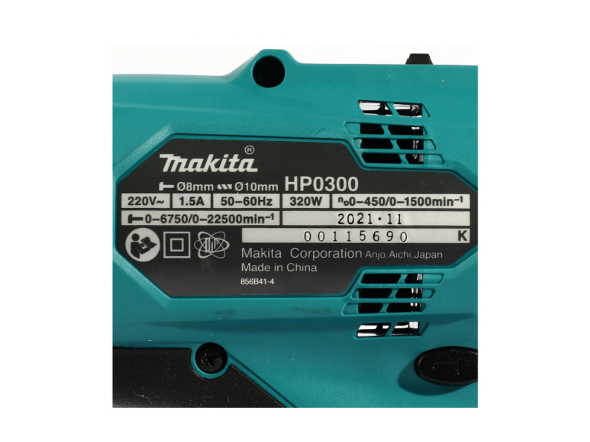 MAKITA สว่านกระแทกไฟฟ้า ขนาด 3/8 นิ้ว กำลังไฟ 320 วัตต์  รุ่น HP0300