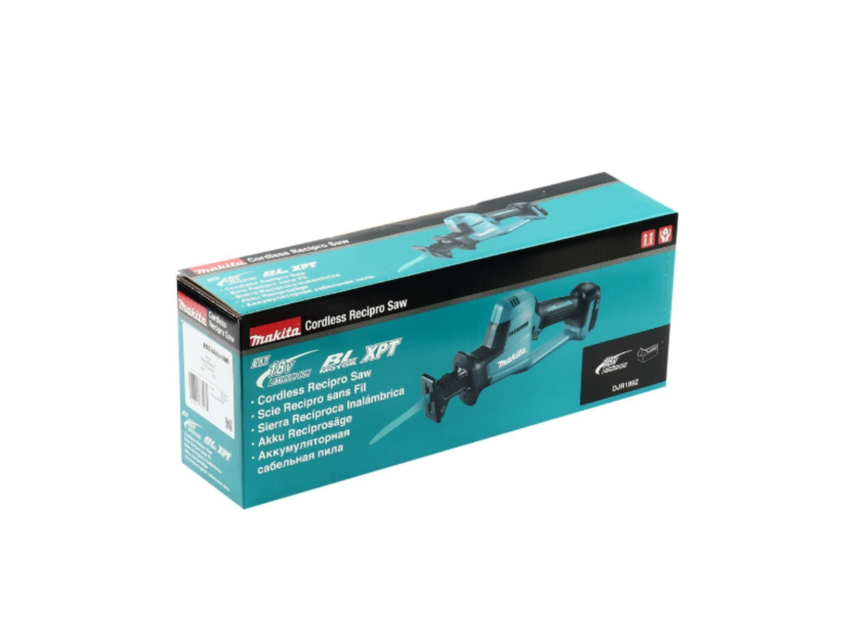 MAKITA เลื่อยชักไร้สาย 18 โวลต์ รุ่น DJR189Z ความยาวช่วงชัก 7/8 นิ้ว ไม่รวมแบตเตอรี่-แท่นชาร์จ 