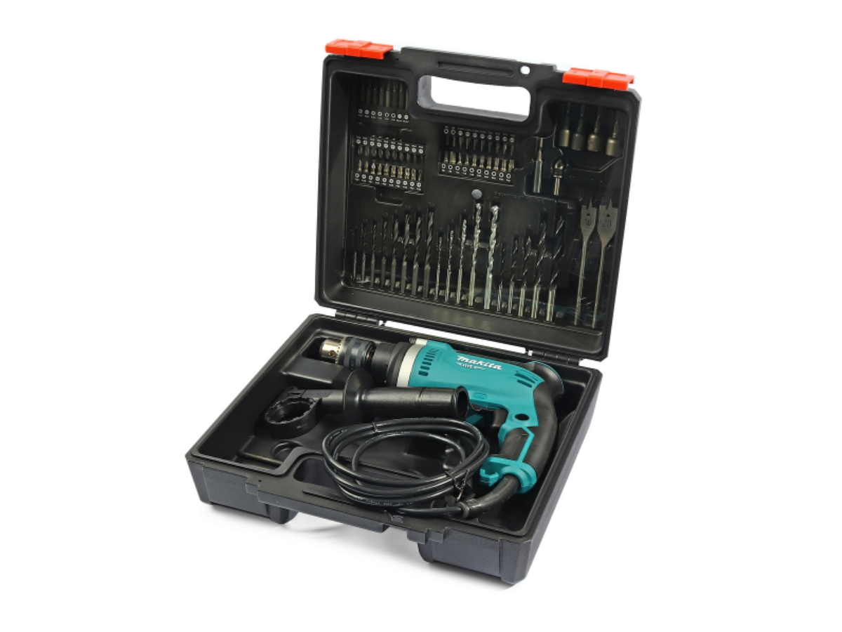 MAKITA สว่านกระแทกไฟฟ้า ขนาด 16 มม. (5/8 นิ้ว) กำลังไฟ 710 วัตต์ รุ่น M8100KX5B