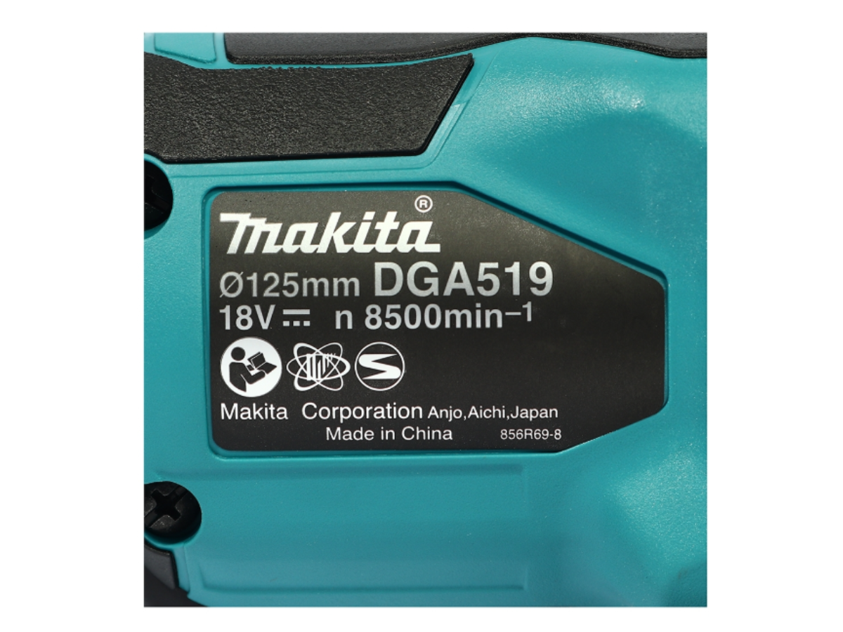 MAKITA เครื่องเจียไร้สาย 18 โวลต์ ขนาด 5 นิ้ว รุ่น DGA519Z