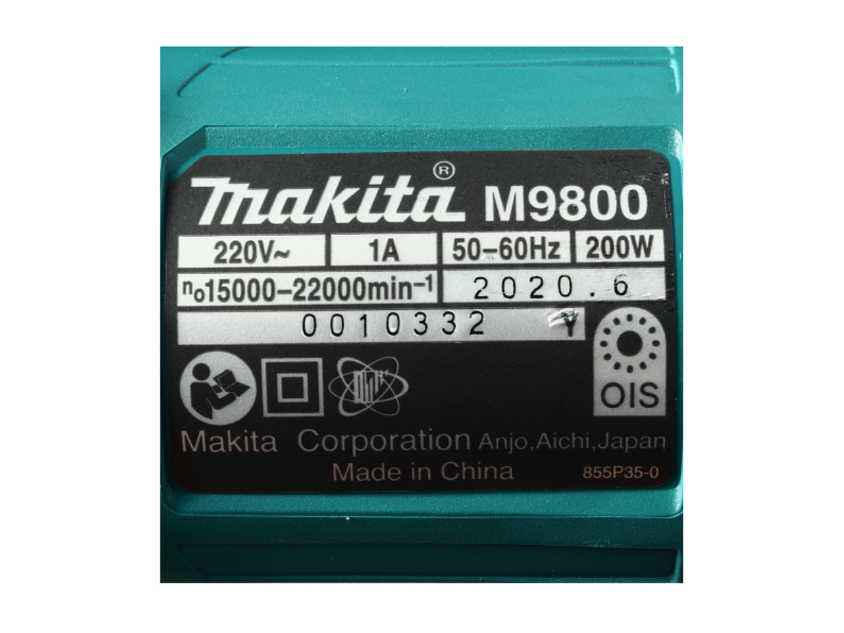 MAKITA เครื่องมือเอนกประสงค์ Multi-Tool กำลังไฟ 200 วัตต์ รุ่น M9800BKX2