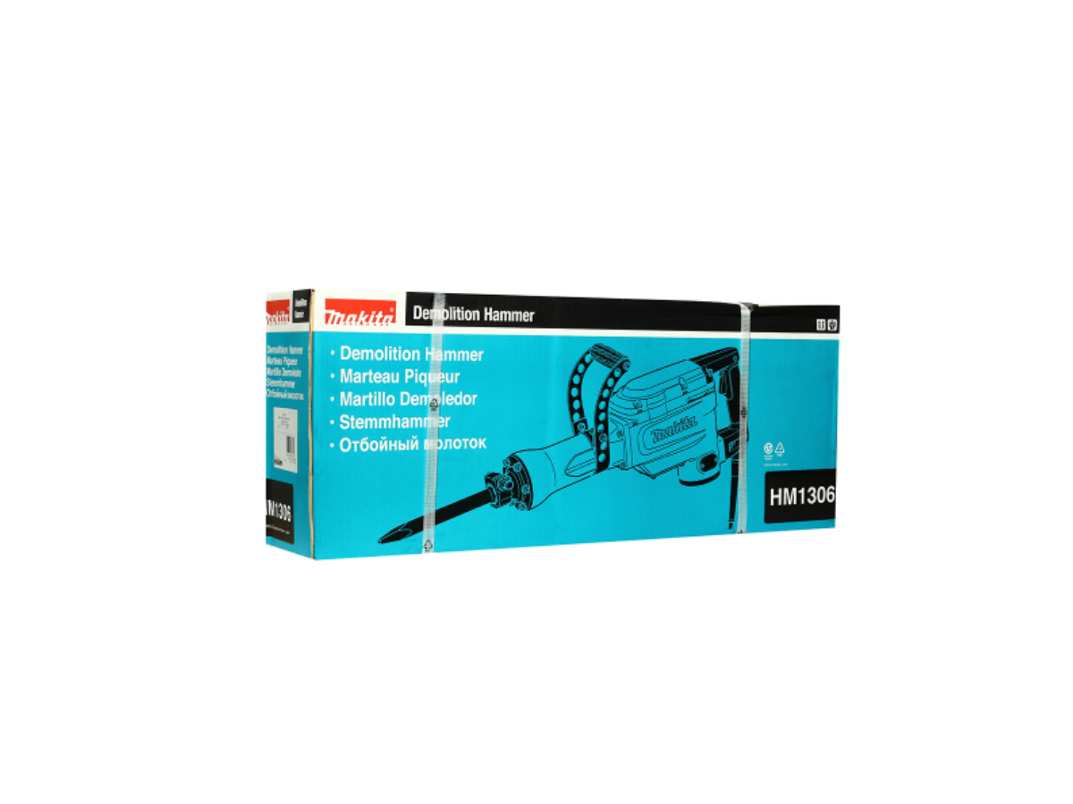 MAKITA เครื่องสกัดคอนกรีตไฟฟ้า 21.7 จูล ขนาด 30 มม. (1-3/16 นิ้ว) กำลังไฟ 1,510 วัตต์ รุ่น HM-1306