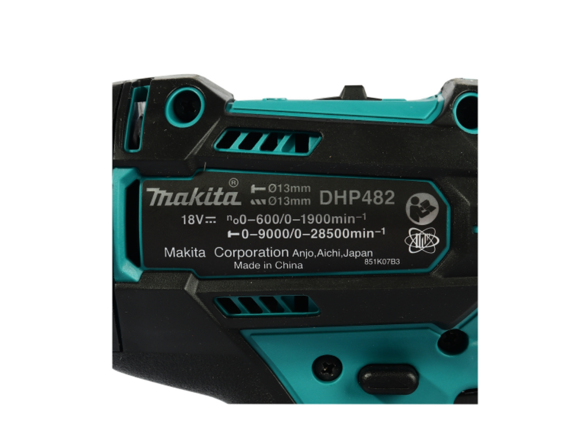 MAKITA สว่านกระแทกไร้สาย 18 โวลต์ ขนาด 13 มม. (1/2 นิ้ว) รุ่น DHP482Z
