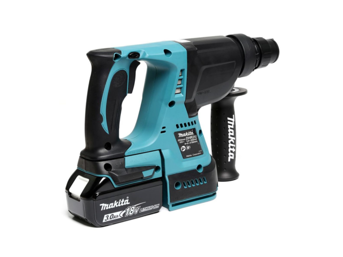 MAKITA สว่านโรตารี่ไร้สาย 18 โวลต์ ขนาด 24 มม. (15/16 นิ้ว) รุ่น DHR242RFE