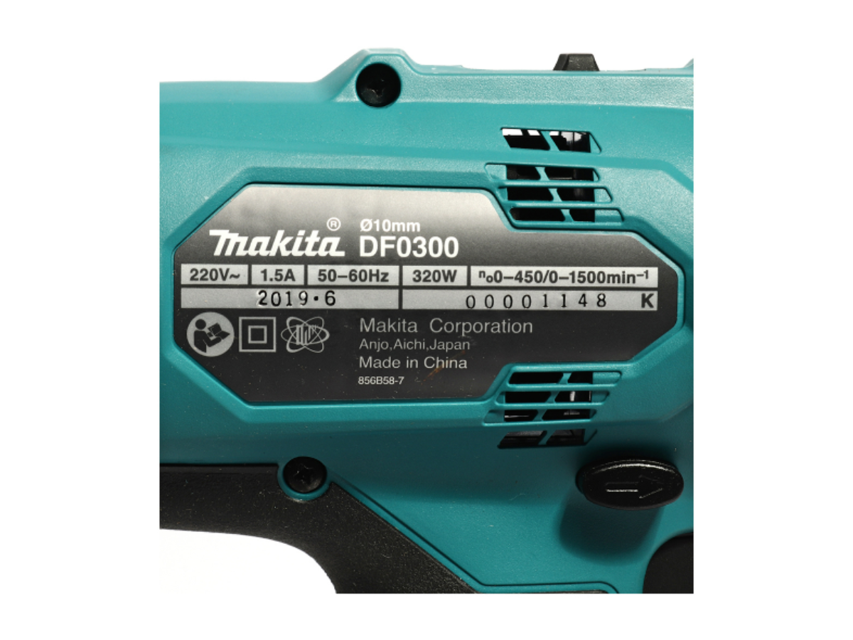 MAKITA สว่านไขควงไฟฟ้า ขนาด 3/8 นิ้ว กำลังไฟ 320 วัตต์ รุ่น DF0300