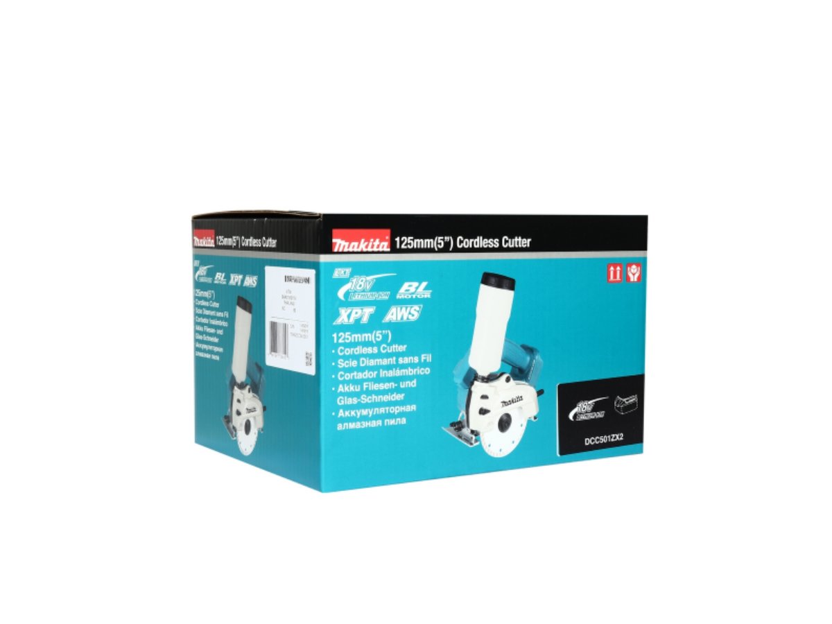 MAKITA เครื่องตัดไร้สาย 18 โวลต์ ขนาด 5 นิ้ว รุ่น DCC501ZX2 ไม่รวมแบตเตอรี่และแท่นชาร์จ