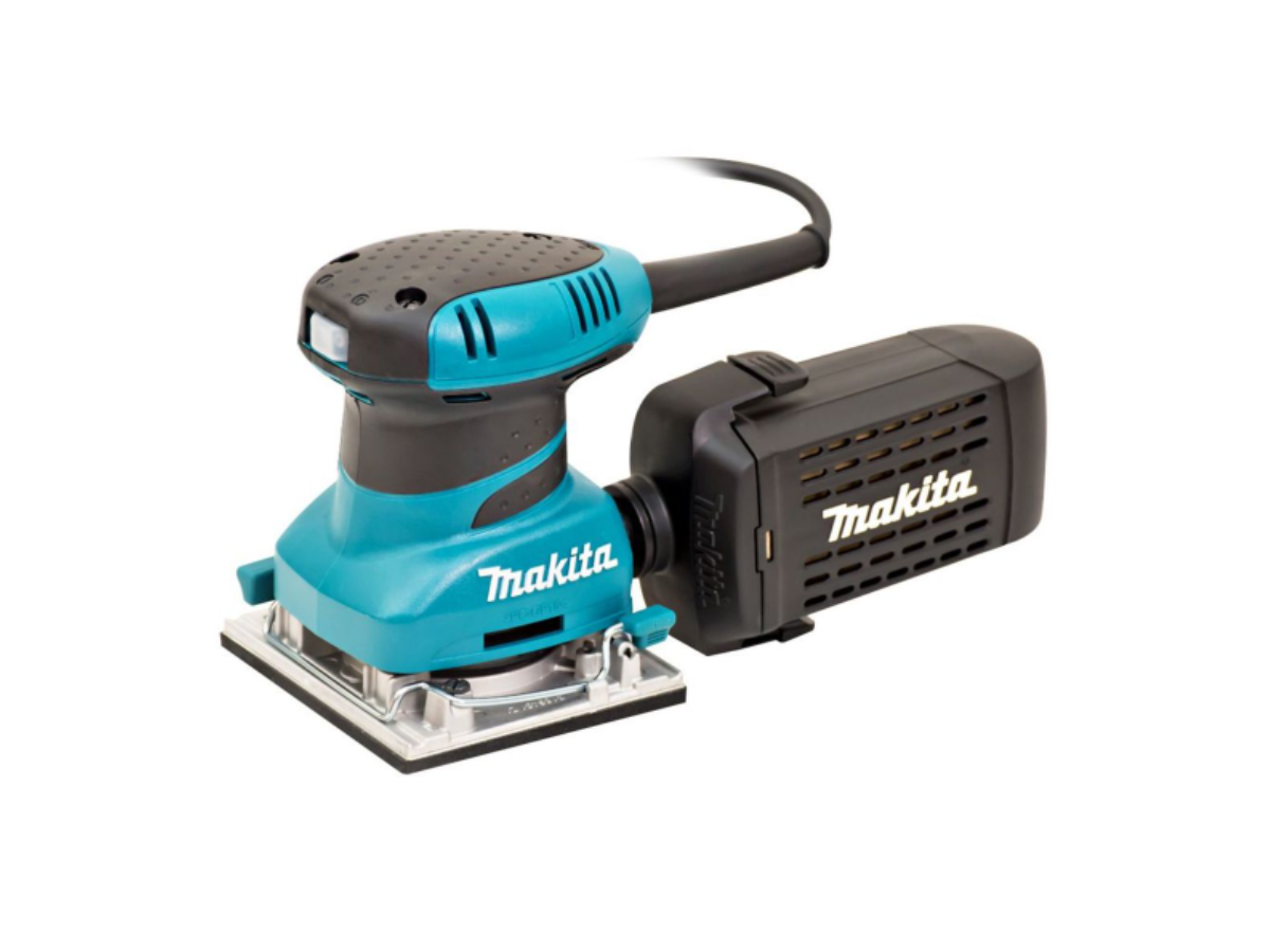 MAKITA เครื่องขัดกระดาษทรายสั่น ขนาด 114 X 140 มม. (4-1/2 X 5-1/2 นิ้ว) กำลังไฟ 200 วัตต์ รุ่น BO-45