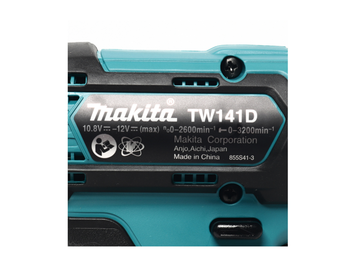 MAKITA เครื่องขันบล๊อกไร้สาย 12 โวลต์ 1/2 นิ้ว รุ่น TW141DZ แรงบิดสูงสุด 145 นิวตันเมตร 