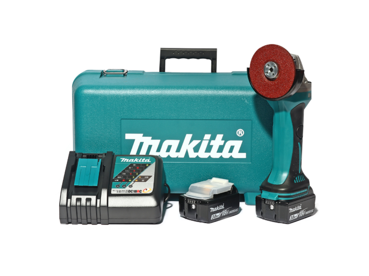 MAKITA เครื่องเจียไร้สาย 18 โวลต์ ขนาด 4 นิ้ว รุ่น DGA402RFE