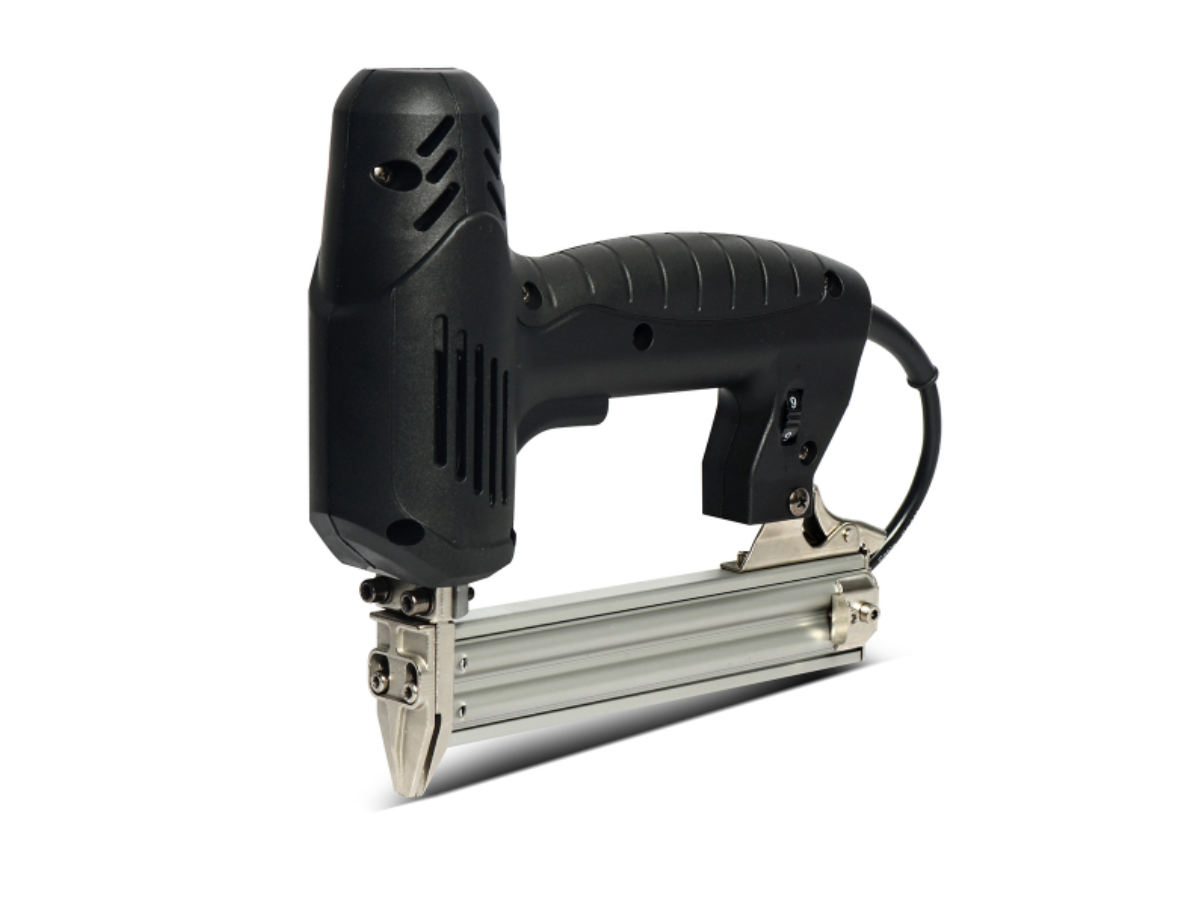 เครื่องยิงตะปูไฟฟ้าขาเดียว แบรนด์ โปโล รุ่น F30 ปรับความแรงได้ 6 ระดับ แรงดันไฟฟ้า 220 โวลต์ กำลังไฟ