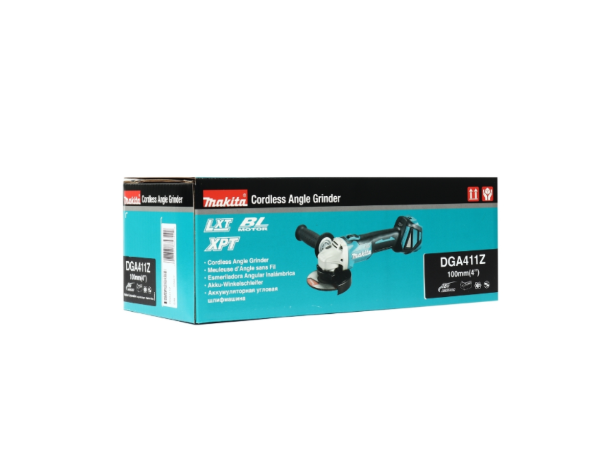 MAKITA เครื่องเจียไร้สาย 18 โวลต์ ขนาด 4 นิ้ว รุ่น DGA411Z